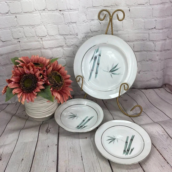 vintage Mandarin by YAMAKA dinnerware 4 pc set - Picture 1 of 10